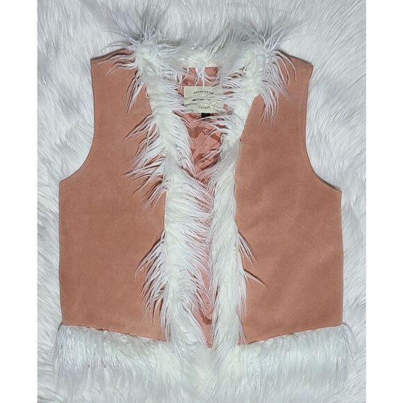 NWOT|Free People Indigo River Leather Vest, LARGE - Picture 5 of 9